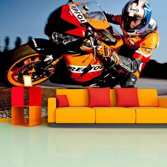 Tapeta Motorkář 2: 208x125 cm