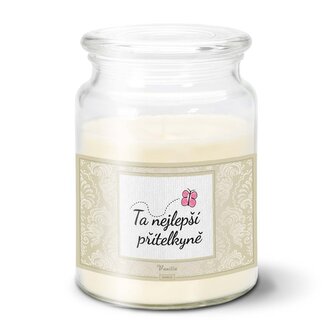 Svíčka Ta nejlepší přítelkyně: 500 g 