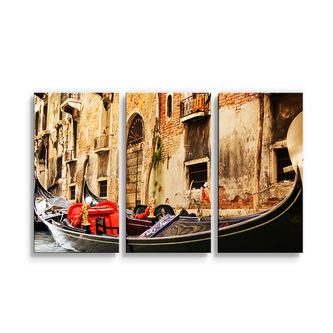 Obraz - 3-dílný Benátky 2: 120x80 cm