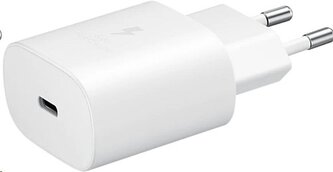 EP-TA800NWE Samsung USB-C 25W Cestovní nabíječka White (Pošk. Balení)