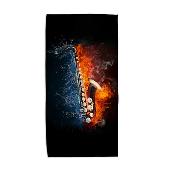 Ručník Ohnivý saxofon: 30x50 cm