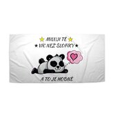 Ručník Miluji tě víc než šlofíky: 30x50 cm