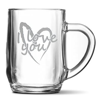 Půllitr I Love you srdce: 0,5