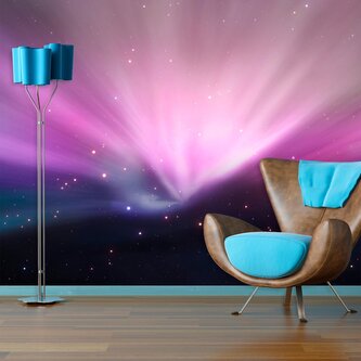 Tapeta Fialová záře: 336x220 cm