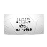Ručník Já mám nejlepšího přítele na světě: 50x100 cm