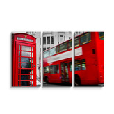 Obraz - 3-dílný Londýn 2: 120x80 cm