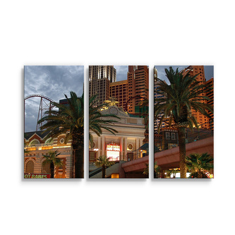 Obraz - 3-dílný Las Vegas 4: 120x80 cm