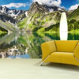 Tapeta Odraz hor na jezeře: 336x220 cm
