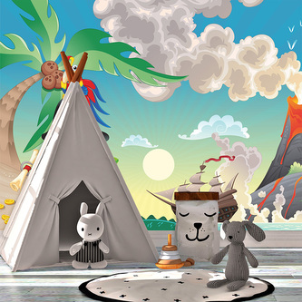 Tapeta Pirát: 125x75 cm