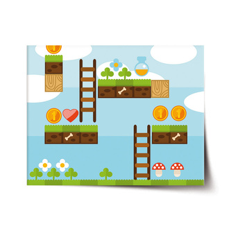 Plakát Videohra 2: 120x80 cm