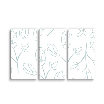 Obraz - 3-dílný Poupátka: 120x80 cm