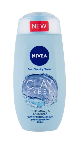 Nivea Svěží sprchový gel agáve a levandule (Clay Fresh B. Agave & Lavender) 250 ml woman