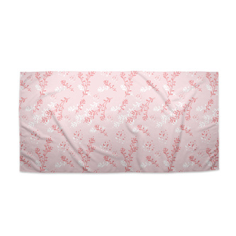 Ručník Růžové rostliny: 50x100 cm