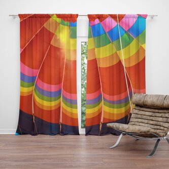 Závěs Horkovzdušný balon: 2ks 140x250cm