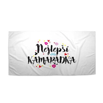 Ručník Nejlepší kamarádka: 50x100 cm
