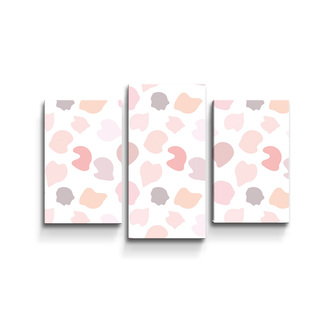 Obraz - 3-dílný Fleky: 75x50 cm