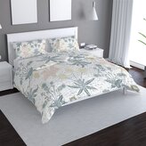 Povlečení Šedé květiny: 140x200 / 90x70