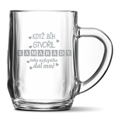 Půllitr Když Bůh stvořil kamarády: 0,5