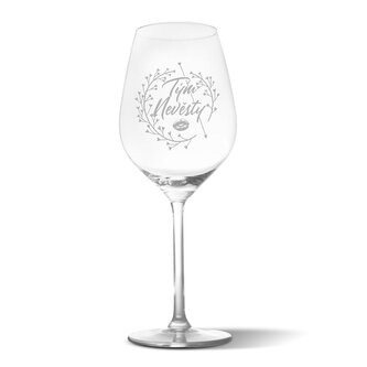 Sklenička na víno Tým nevěsty: 49 cl