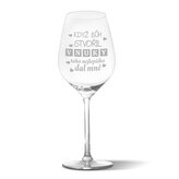 Sklenička na víno Když Bůh stvořil vnuky: 49 cl