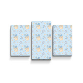 Obraz - 3-dílný Hračky na písek: 75x50 cm