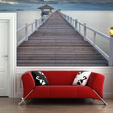 Tapeta Dřevěné molo: 336x220 cm