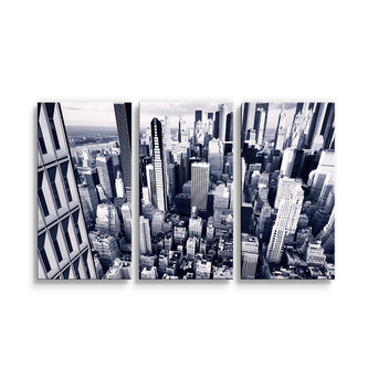 Obraz - 3-dílný Mrakodrapy 2: 120x80 cm