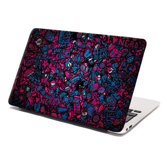 Samolepka na notebook Kreslené obrázky: 38x26 cm