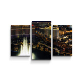 Obraz - 3-dílný Las Vegas: 75x50 cm