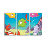 Obraz - 3-dílný Podmořský svět 2: 120x80 cm