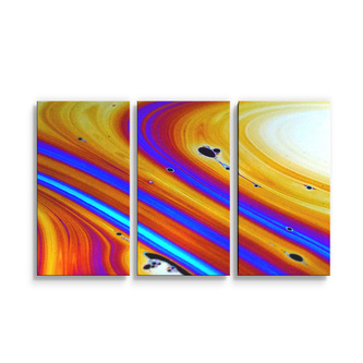 Obraz - 3-dílný Barevná abstrakce: 120x80 cm
