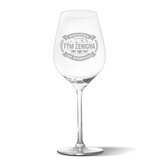 Sklenička na víno Rozlučka se svobodou tým ženicha: 49 cl