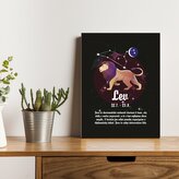 Dárková cedulka Lev: 30x40 cm