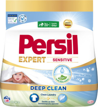 Persil Sensitive prací prášek pro citlivou pokožku, 18 praní, 990 g