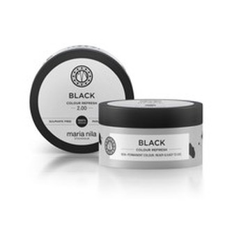 Maria Nila Jemná vyživující maska bez permanentních barevných pigmentů Black (Colour Refresh Mask) Jemná vyživující maska bez permanentních barevných pigmentů Black (Colour Refresh Mask) - Objem 300 ml woman