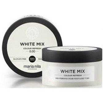 Maria Nila Vyživující maska bez barevných pigmentů k dotvoření pastelových odstínů White (Colour Refresh Mask) Vyživující maska bez barevných pigmentů k dotvoření pastelových odstínů White (Colour Refresh Mask) - Objem 100 ml woman