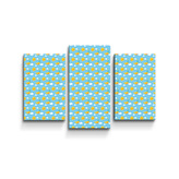 Obraz - 3-dílný Hvězdy a měsíce: 75x50 cm