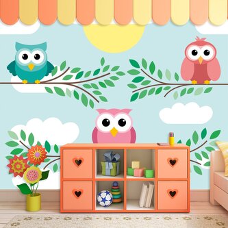 Tapeta Sovičky: 125x75 cm