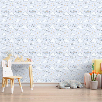 Tapeta Letadla mezi mraky: 336x220 cm