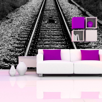 Tapeta Koleje: 208x125 cm