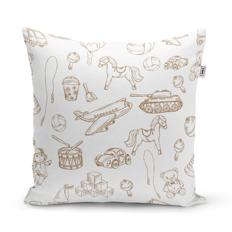 Polštář Dětská doprava: 50x50 cm