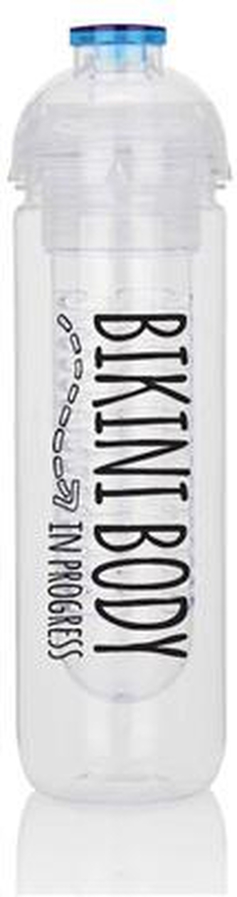 Láhev na vodu a ovoce Bikini Body, 500ml, XD Design, modrá