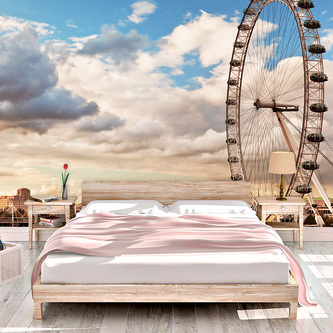 Tapeta London eye: 208x125 cm