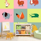 Tapeta Zvířátka ze Zoo: 208x125 cm