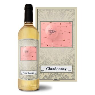 Bílé víno Happy birthday: 0,75 l 