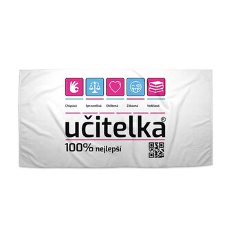 Ručník Učitelka: 50x100 cm