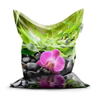 Sedací vak Růžová orchidej: 150x100 cm Sedací vak Růžová orchidej: 150x100 cm