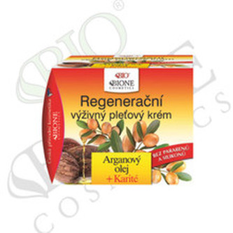 Bione Cosmetics Regenerační výživný pleťový krém Arganový olej + Karité 51 ml woman