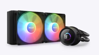 NZXT vodní chladič Kraken 240 RGB / 2x120mm fan / 4-pin PWM / LCD disp. / 6 let