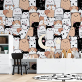 Tapeta Roztomilá zvířátka: 336x220 cm